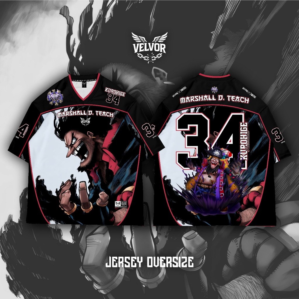 JERSEY ZY34KUROHIGE - JERSEY ONE PIECE SERIES - JERSEY KIDS 5 - 10 YEARS - REGULAR DRYFIT