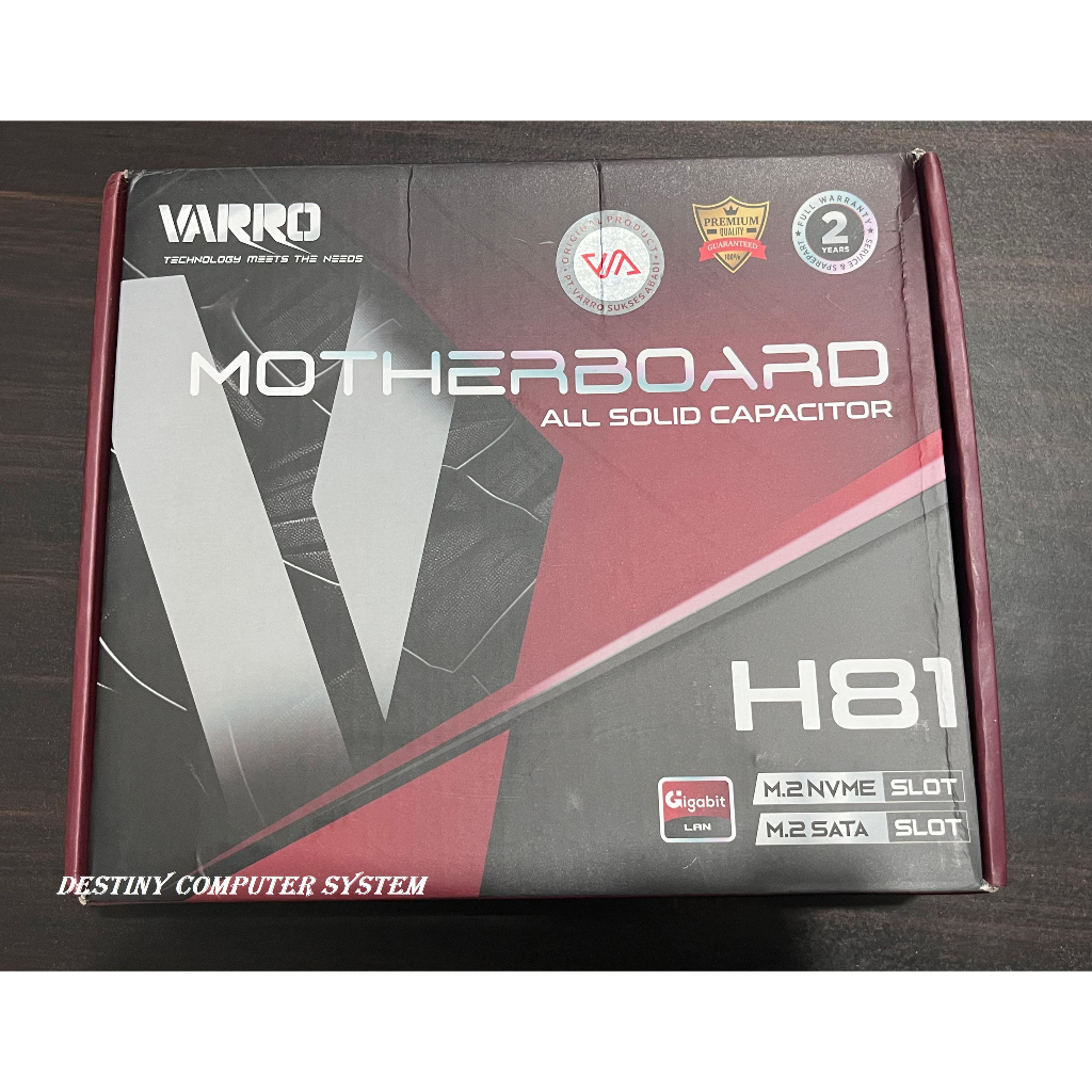 เมนบอร์ดเมนบอร์ด Varro H81 ซ็อกเก็ต LGA 1150 DDR3
