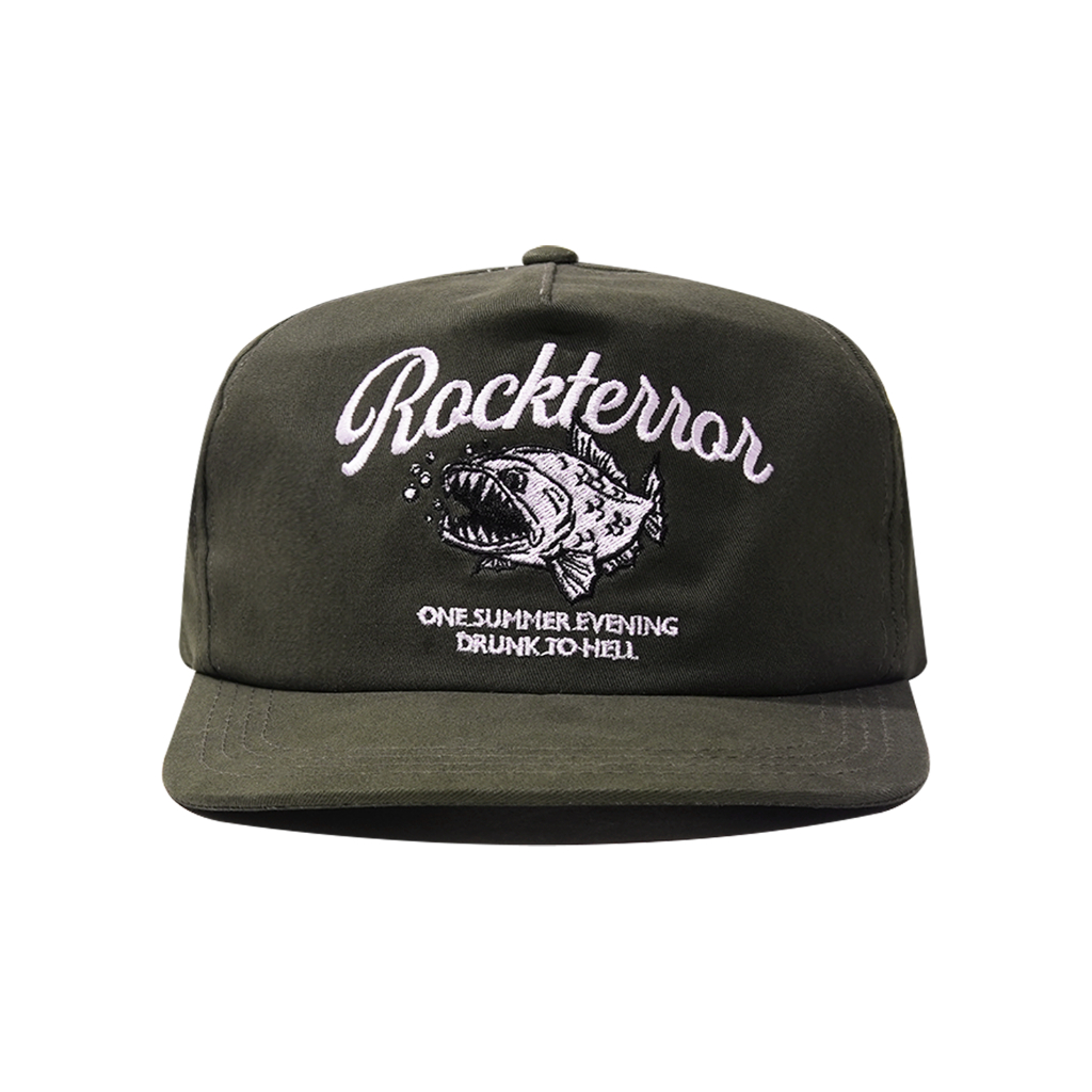 หมวก ROCKTERROR DARK GREEN - DEVIL BASS CLASSIC - UNISEX | หมวก