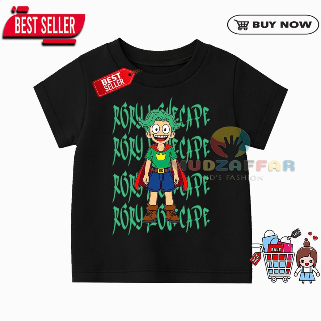 POPPY PLAYTIME 6 RORY LOVECAPE CHILDRENS เสื้อยืด RORY LOVECAPE POPPY PLAYTIME CHAPTER 6