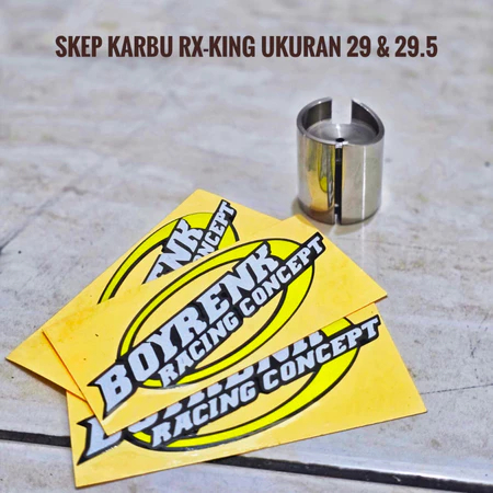 RX KING (RXK) CARBON SKEP ORIGINAL STAINLESS MATERIAL SIZES 29 และ 29.5 - BOYRENK RACING