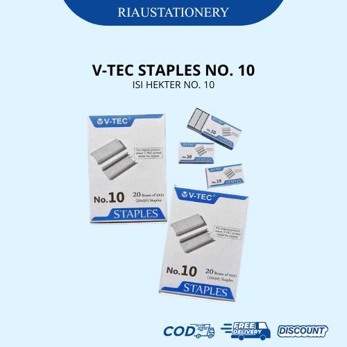 STAPLES V-TEC NO.10*