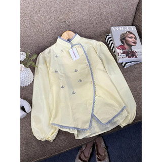 Renalya Blouse Atasan Wanita Poplin Warna Mint