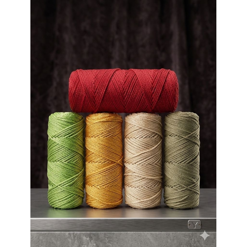 2MM POLYESTER KUR ROPE / 200GRAM POLYROPE KUR KNITTING YARN