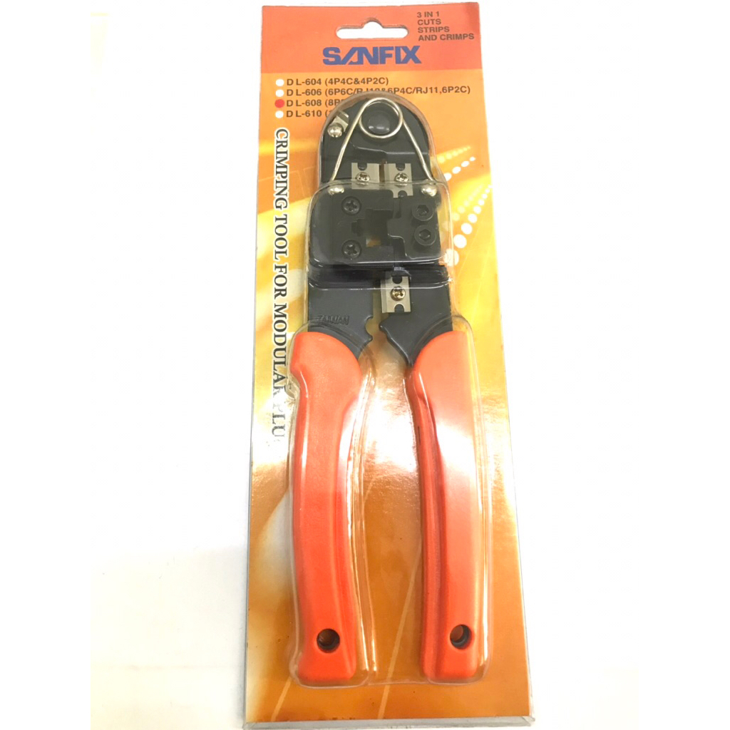 Sanfix DL-608 8P8C4/5RJ Crimping Tool DL608 sanfix