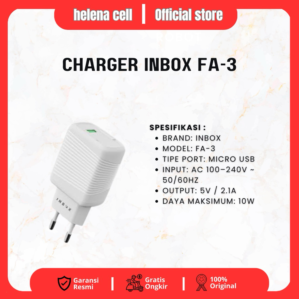 เครื่องชาร์จ Inbox Micro FA-3