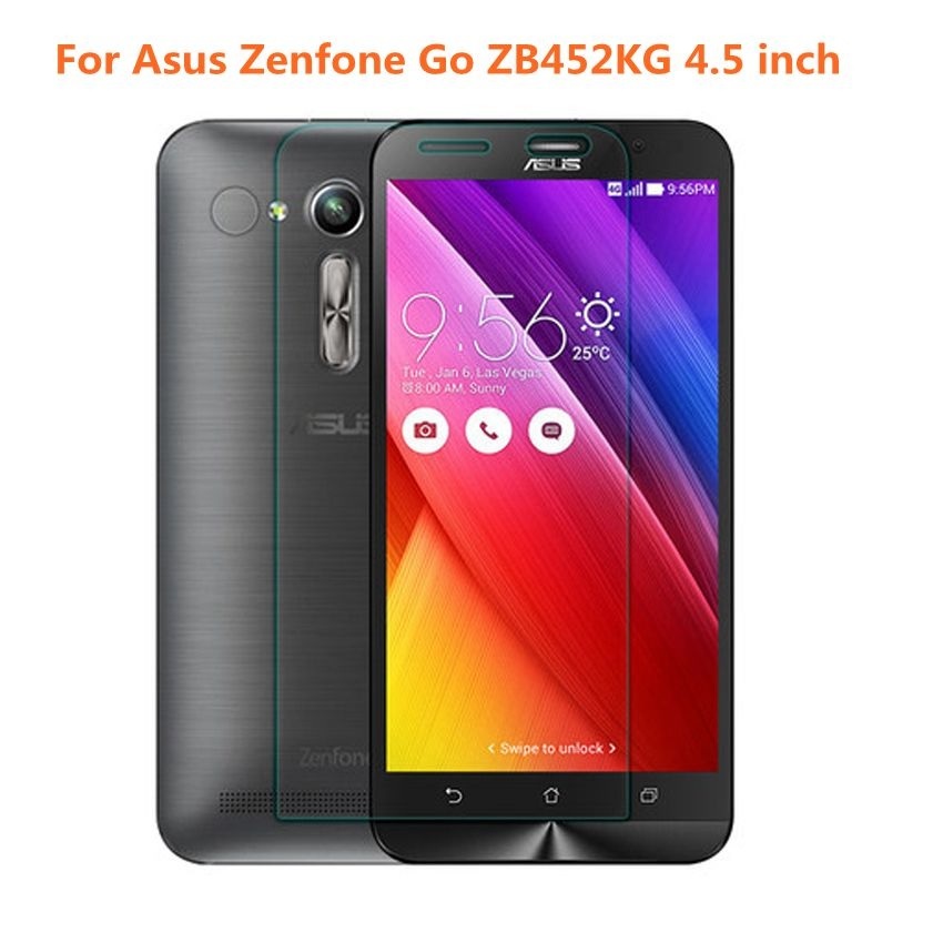 LAYAR กระจกนิรภัย Asus Zenfone Go 4.5 นิ้ว 2016 ZB452KG X014D Anti-Scratch Glass Screen Guard Protec