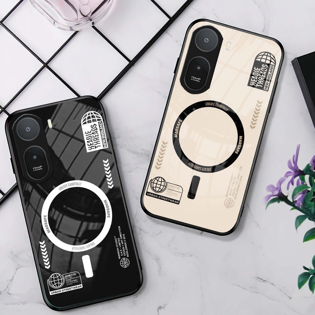 HP MG62 Softcase Glass สําหรับ Redmi A7 PRO - Poco C85X เคสโทรศัพท์ - Redmi A7 PRO ชาร์จโทรศัพท์ - P