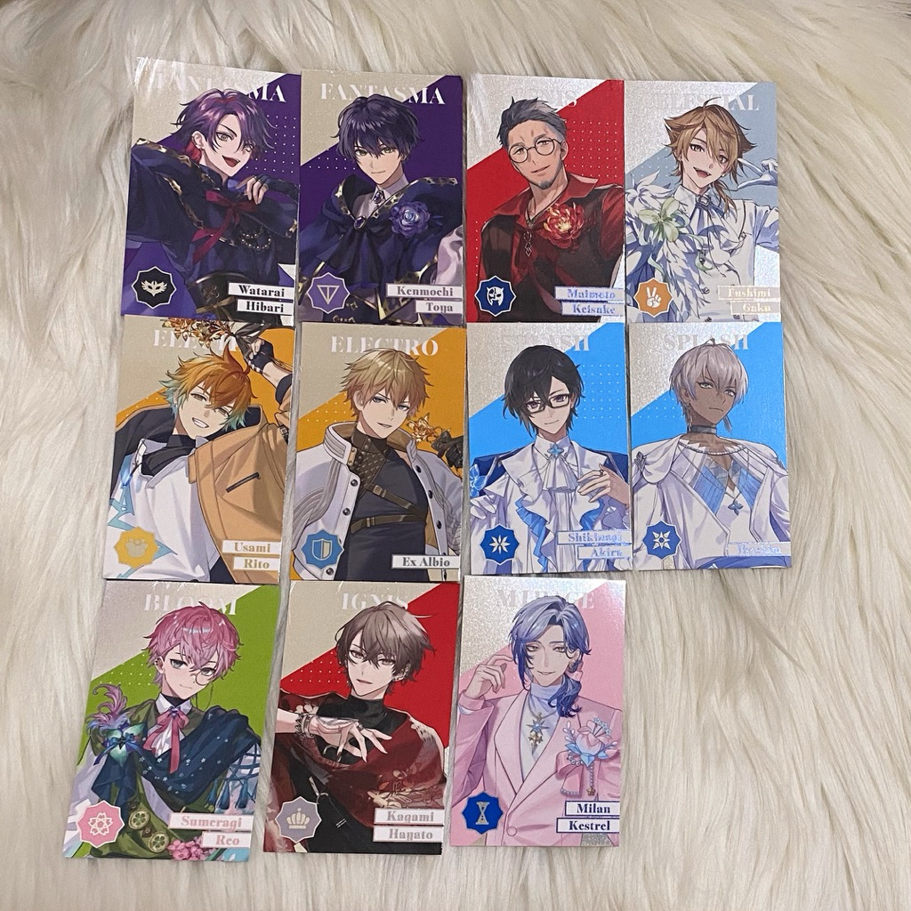NIJISANJI JP การ์ดเชกิครบรอบ 8 ปี โพลารอยด์