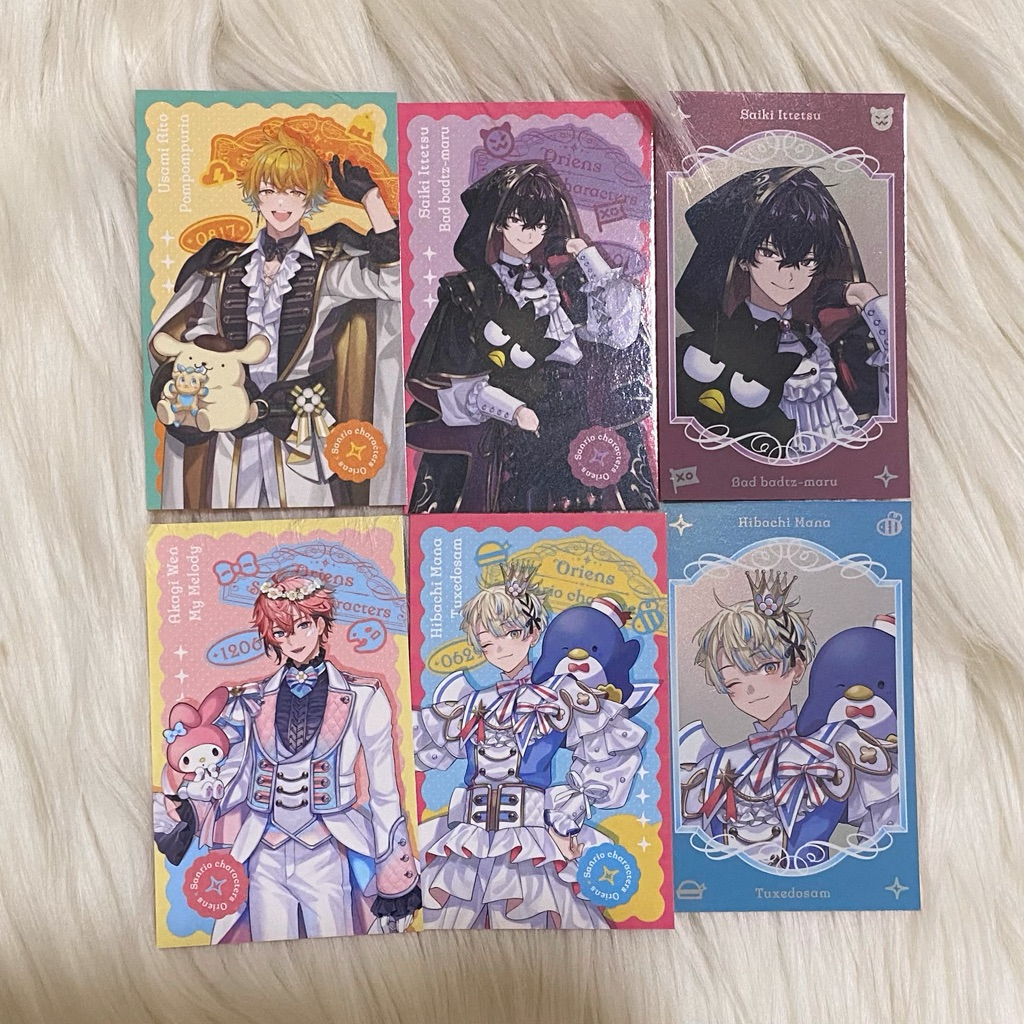 NIJISANJI JP Oriens Sanrio Cheki Card โพลารอยด์