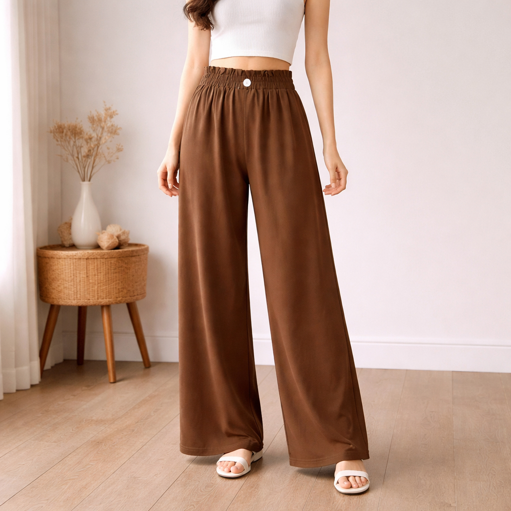 NJW - กางเกงทรงหลวมผู้หญิง Vevey Loose Pants