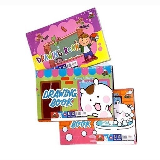 [1 ชิ้น] Dodo Plain Drawing Book บรรจุ 8 แผ่น A3 A4