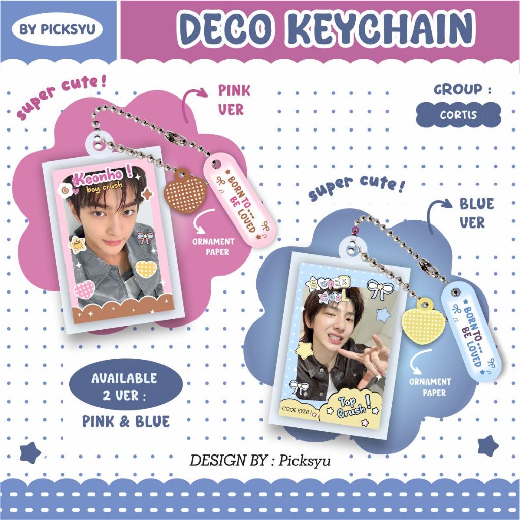 GANTUNGAN CORTIS DECO KEYCHAIN - CORTIS KEYCHAIN