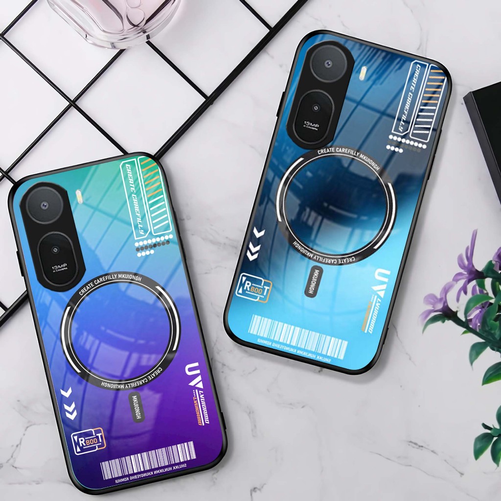 HP MG53 Softcase Glass สําหรับ Redmi A7 PRO - Poco C85X เคสโทรศัพท์ - Redmi A7 PRO ชาร์จโทรศัพท์ - P