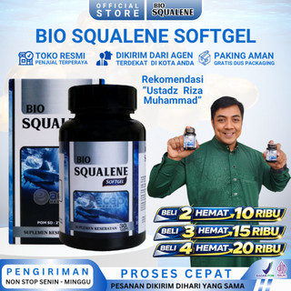 Bio Squalene Softgel Minyak Hati Ikan Hiu Asli 100% Original