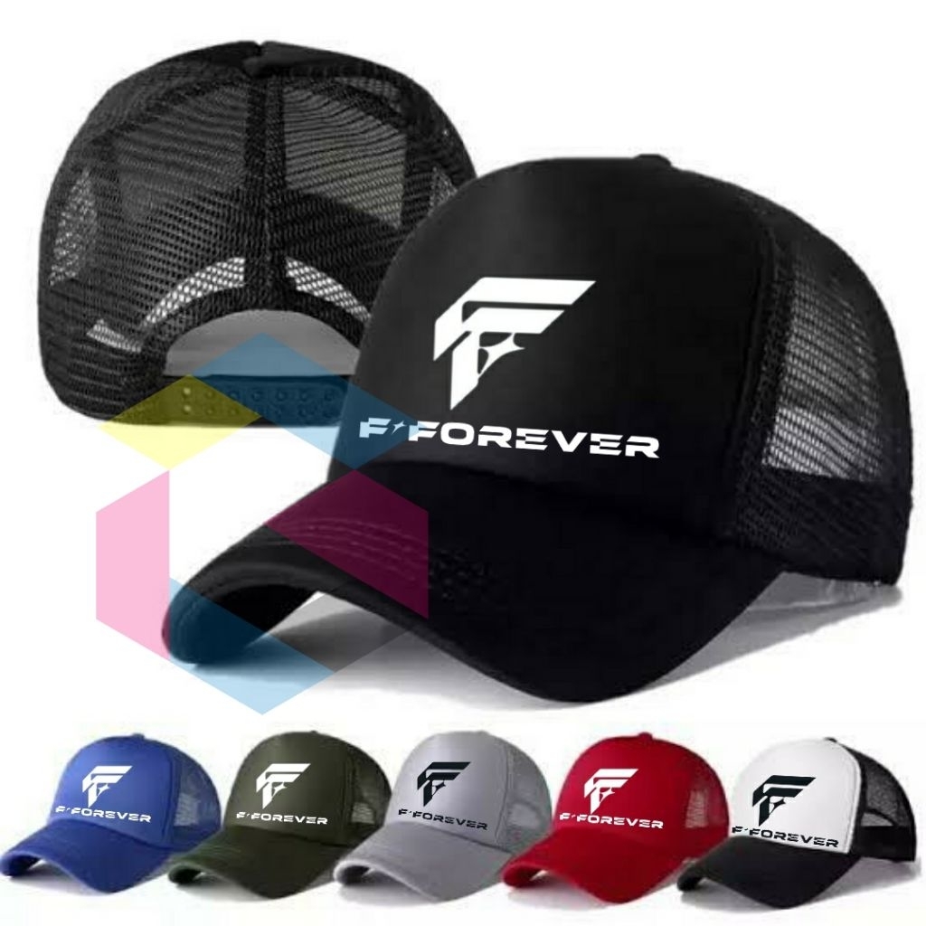 รถบรรทุก NET HAT โลโก้เต็ม F4 F FOREVER MERCH CAP MESH HAT CONCERT 2026 F-FOREVER