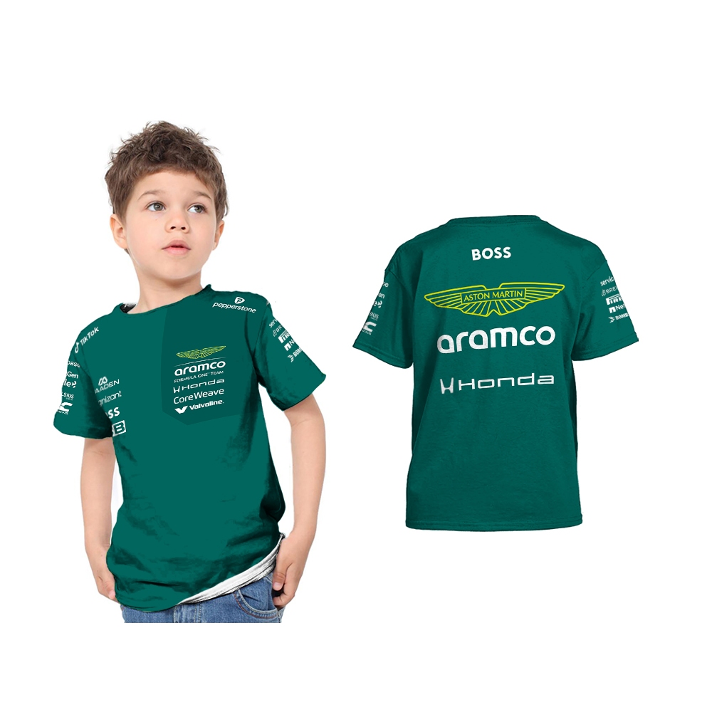 UBER SUBLIMIE - ASTON MARTIN F1 2026 Custom Full Print Childrens Jersey เสื้อยืด