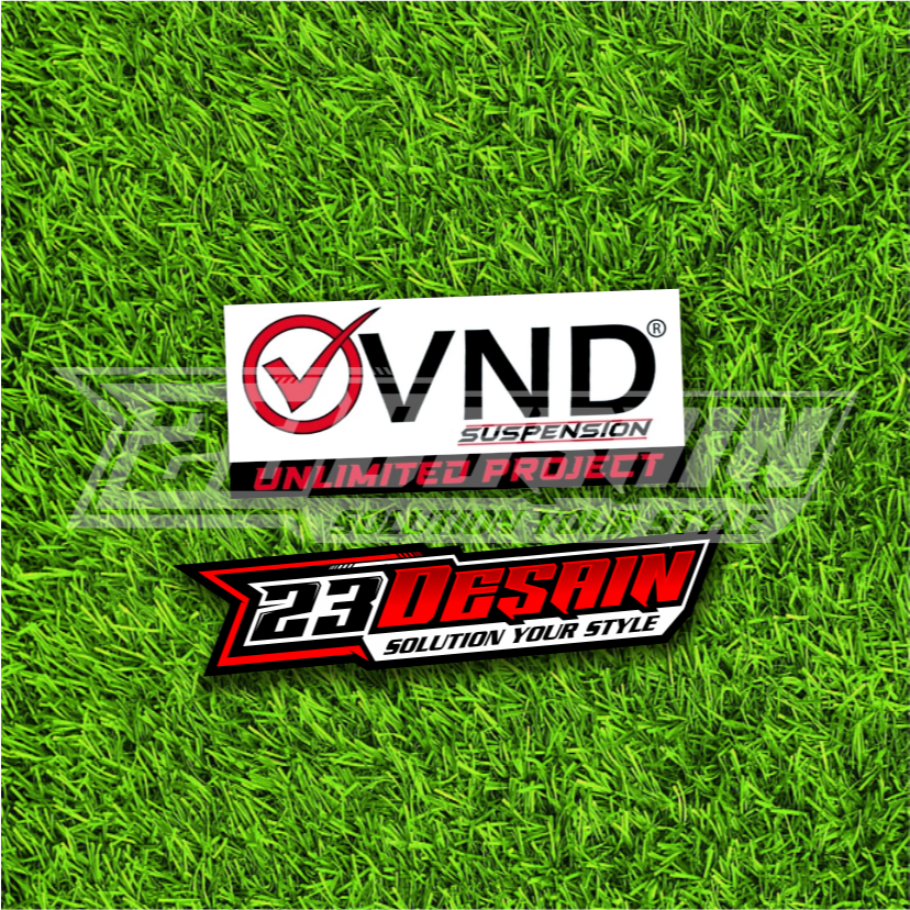 VND SUSPENSION อะแดปเตอร์ไม่จํากัด VND สติ๊กเกอร์สีขาว