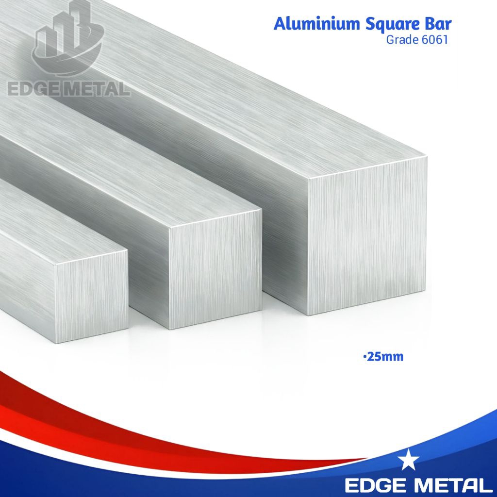 AS ALUMINIUM SQUARE 25MM X 25MM | กล่องอลูมิเนียม 6061 ต่อ 1CM
