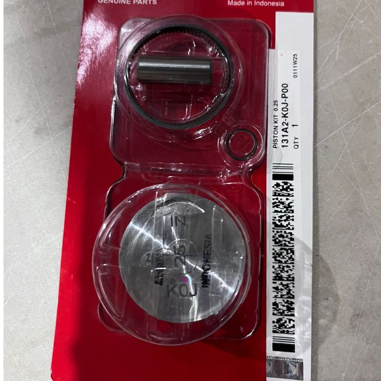 131A2K0JP00 ชุดลูกสูบ, ชุดลูกสูบ 0.25 Honda Genio 131A2-K0J-P00