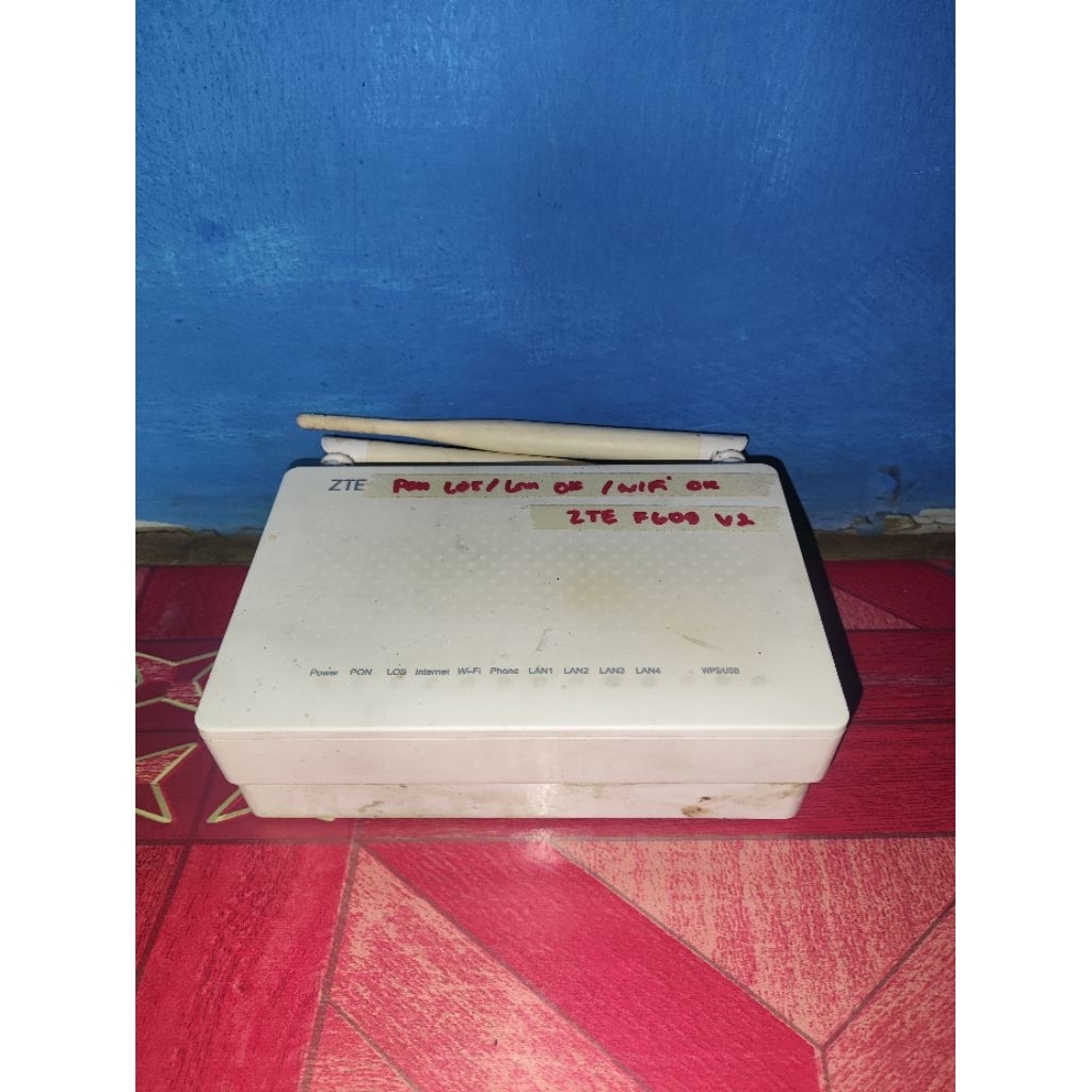 ONT ROUTER ZTE F609 V2