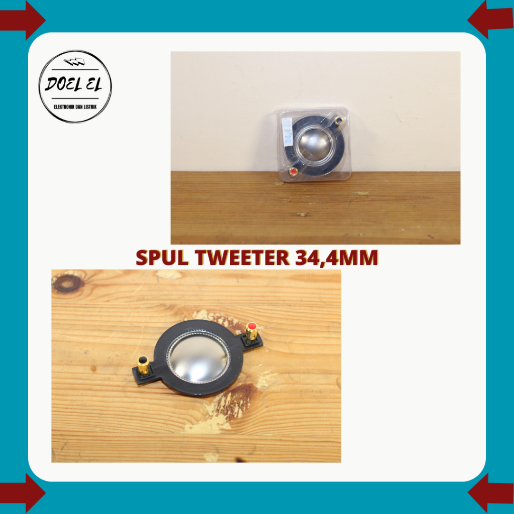 SPOOL TWEETER 34.4MM VOICE COIL SPOOL TWEETER SPOOL TWEETER