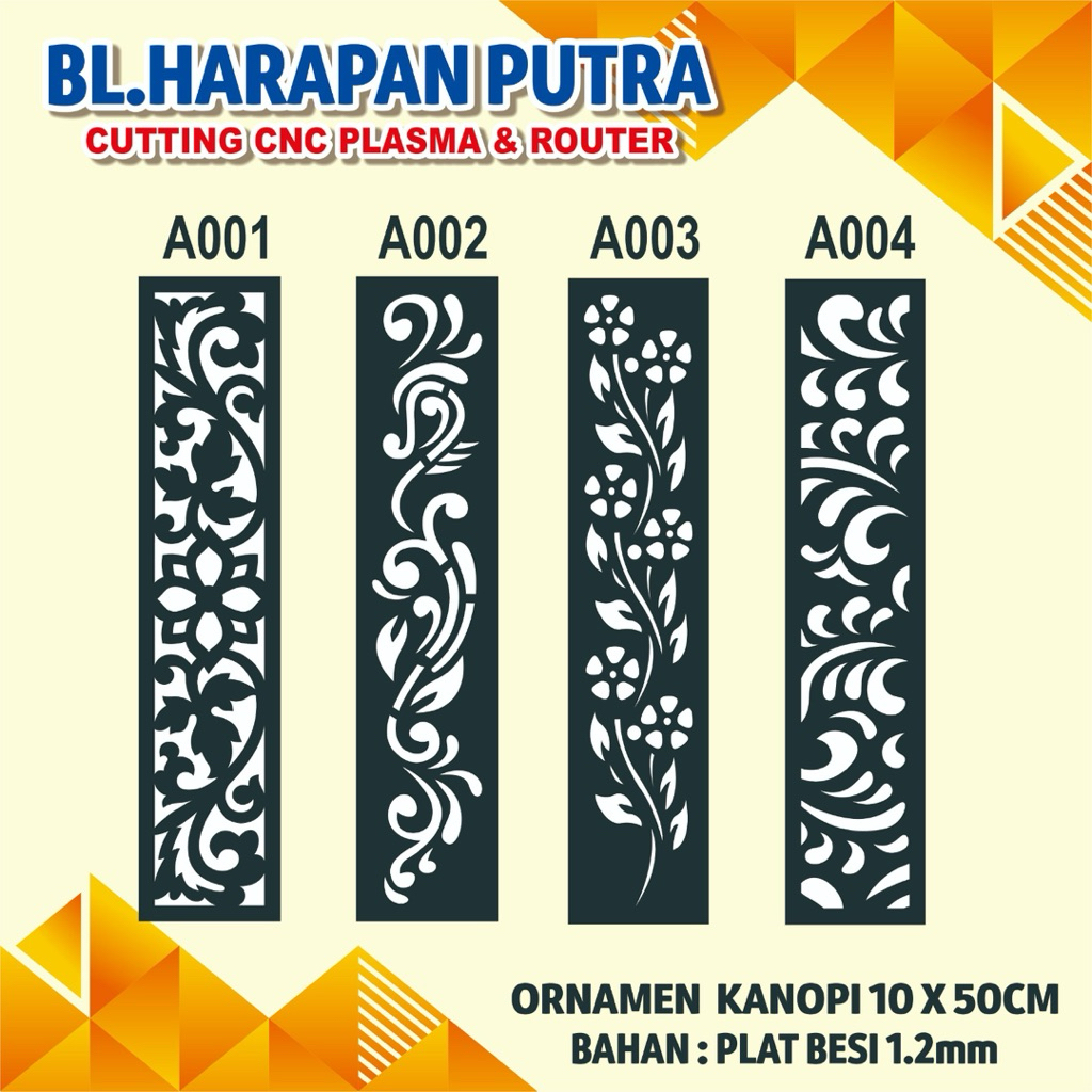 CANOPY ORNAMENT 10x50CM A0108