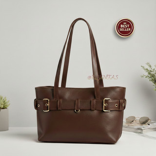 SHANUM Bag - Tas Wanita Shoulder Bag Kekinian Kulit Sintetis Premium Ringan Dan Elegan