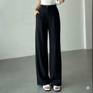 Viona Pants - Loose Pants Trouser Wanita - Celana Anti Kusut - Celana Kulot Wanita