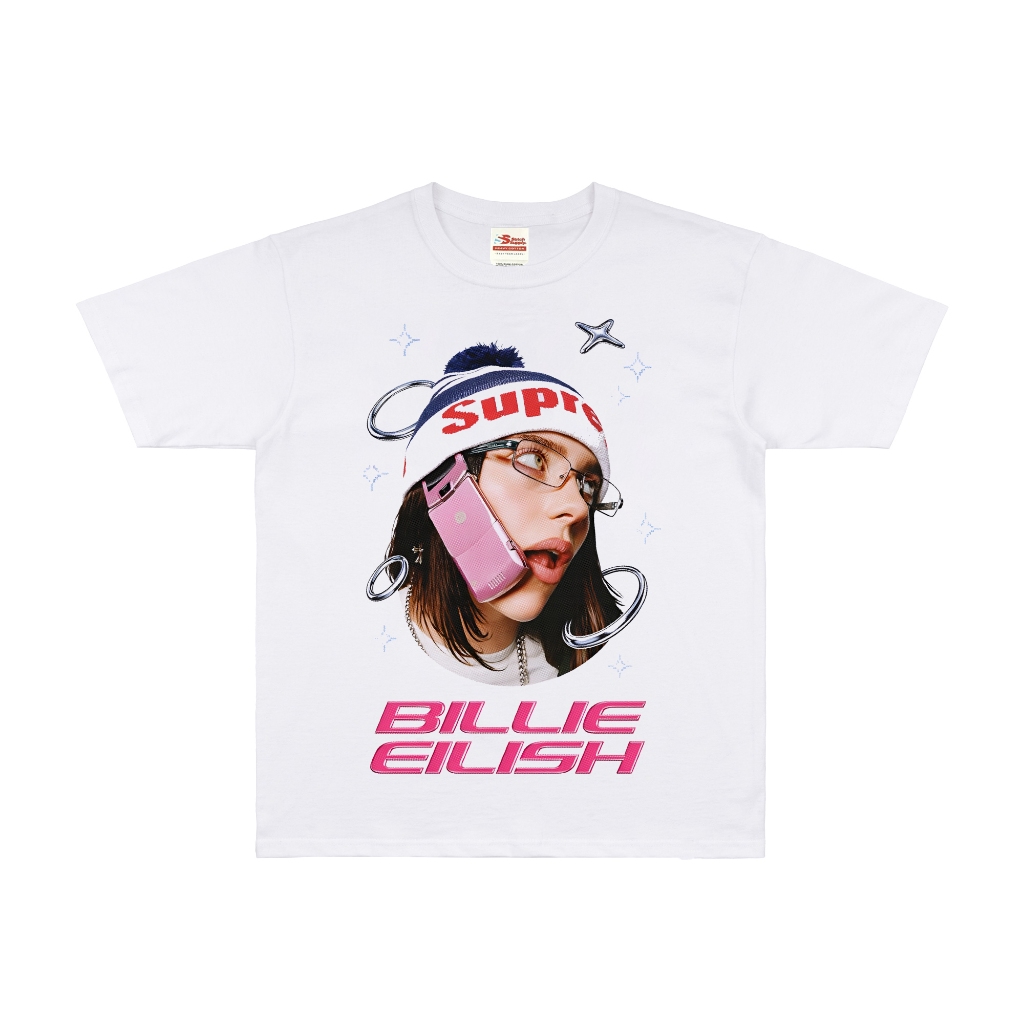 เสื้อยืด BILLIE EILISH CALL Y2K | น้ําหนักหนัก | KEEPS DEPTH