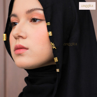ANGGITA Ring Clip Hijab Premium Aksesoris Jilbab Pashmina aestetic