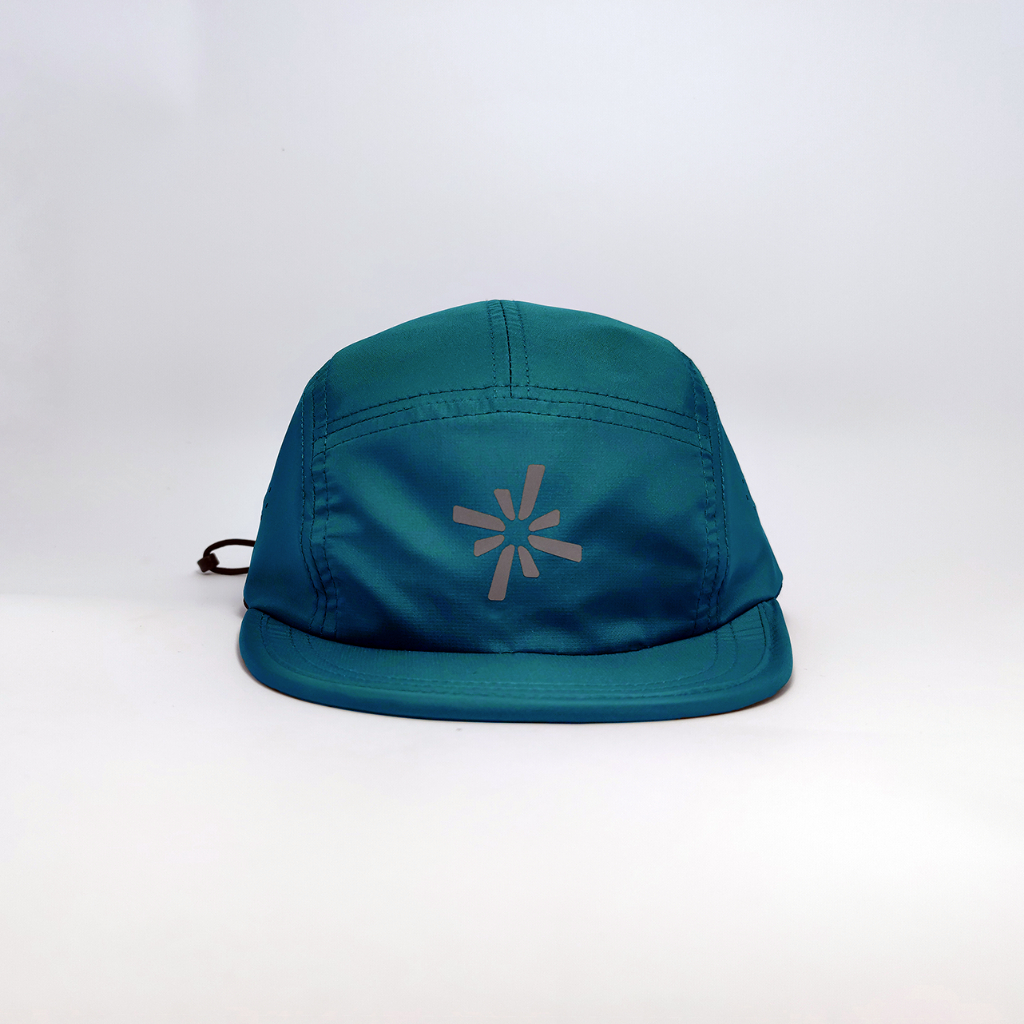 Skytraps Active Cap Crinkle หมวกวิ่งกิจกรรมกลางแจ้งสําหรับผู้ชายและผู้หญิง - สีดํา