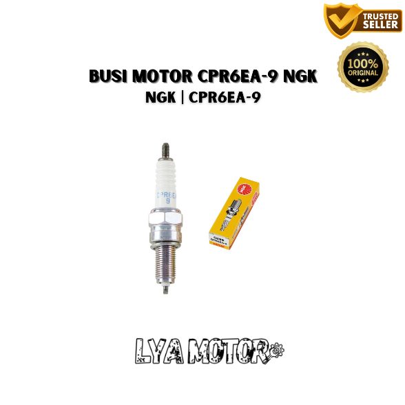หัวเทียนมอเตอร์ไซค์ NGK CPR6EA-9 มาตรฐาน