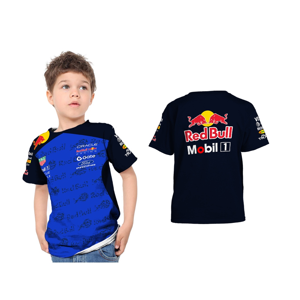 301KIDS - เสื้อเจอร์ซีย์เด็ก F1 2026 - RED BULL พิมพ์เต็มแบบกําหนดเอง