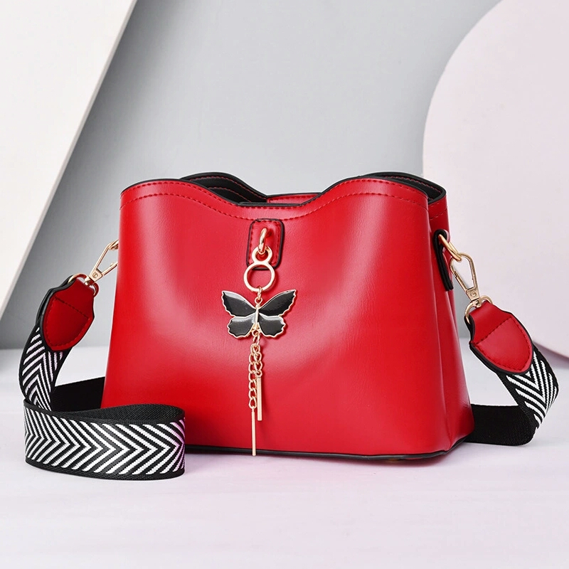 GANTUNGAN BJ15140 - BLACK/GREEN/PINK/PURPLE/RED/WHITE - กระเป๋านําเข้าฟรี BUTTERFLY HANGER FASHION I