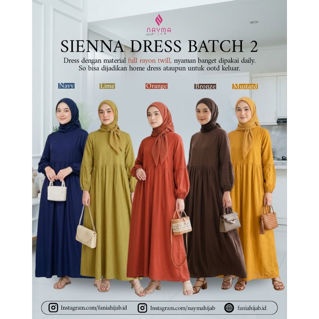 SIENNA HOMEDRESS - โดย NAYMAHIJAB