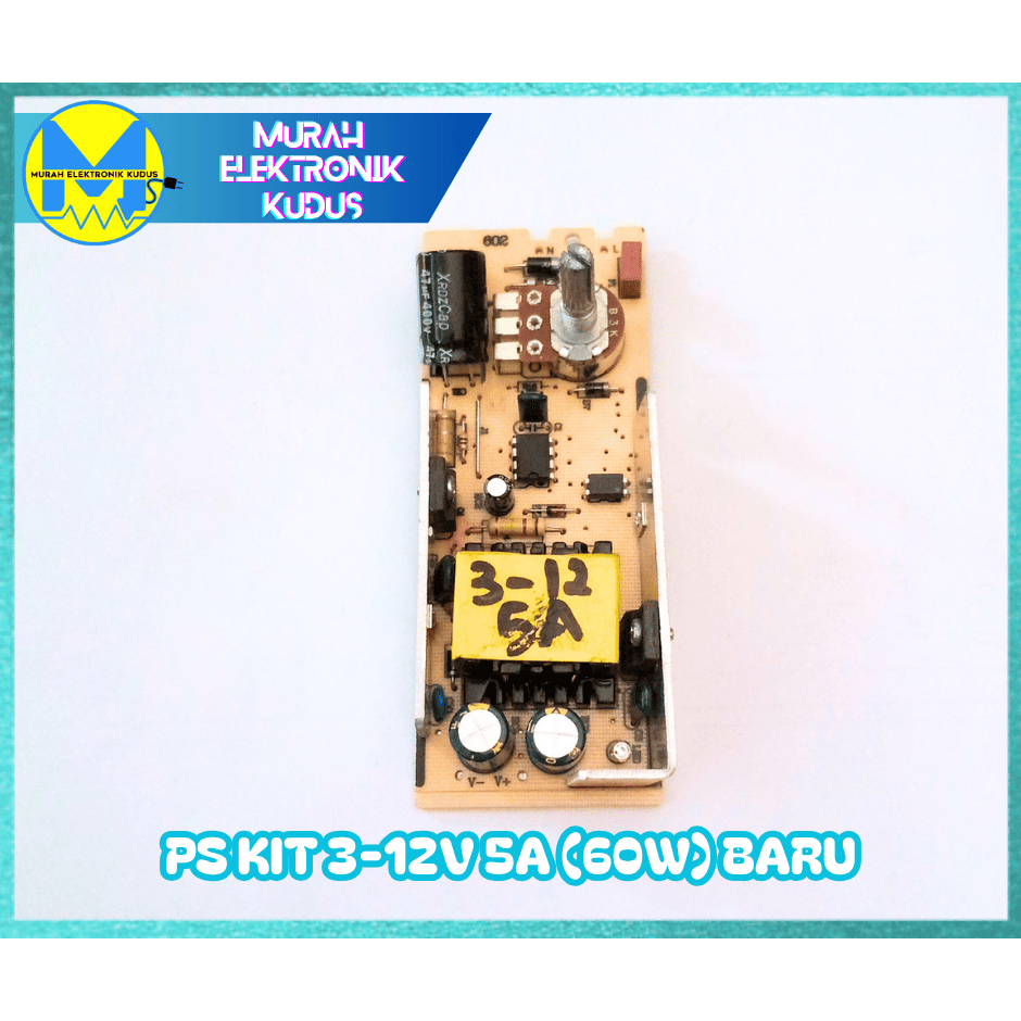 KIT ADAPTER 3 - 12V 5A (60W) I KIT POWER SUPLEY SMPS 3 - 12V 5A (60W) ต้นฉบับ