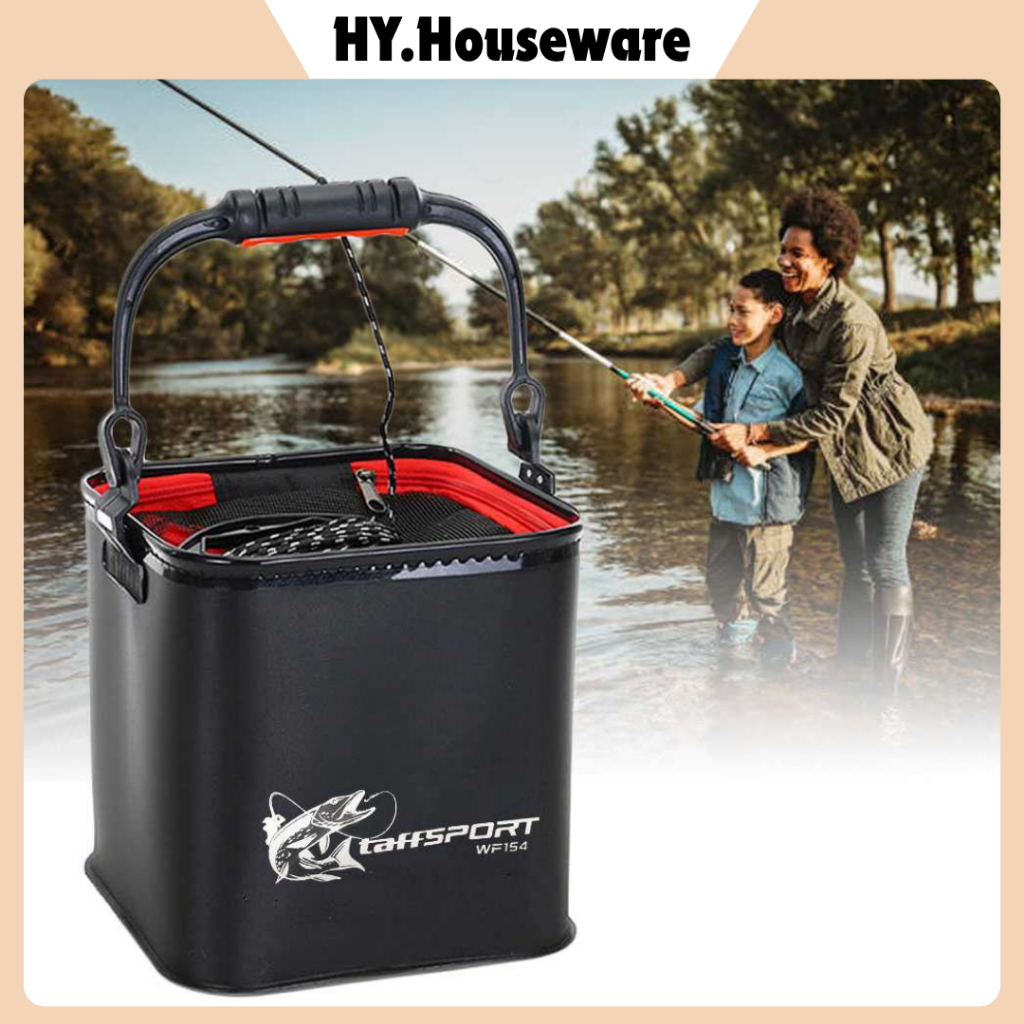 TaffiSPORT ถังตกปลาพับได้ 10L - WF154