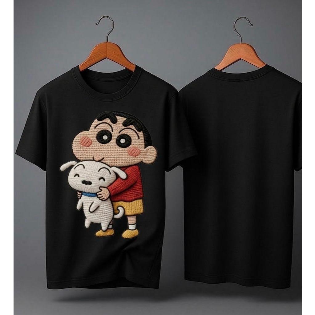 เสื้อยืด Sinchan motif, เสื้อยืด Distro, ภาพ Sinchan motif สําหรับผู้ชายและผู้หญิง