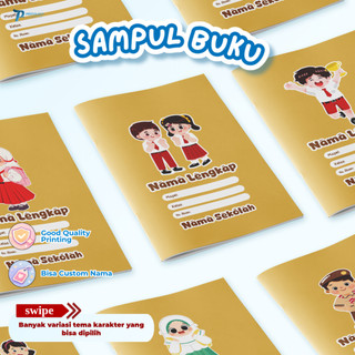 Sampul Buku Coklat Anak SD Sampul Buku Coklat Sampul Custom Nama Sampul Cover Coklat Sampul Buku Coklat Aesthetik Sampul Buku Custom Nama Sekolah