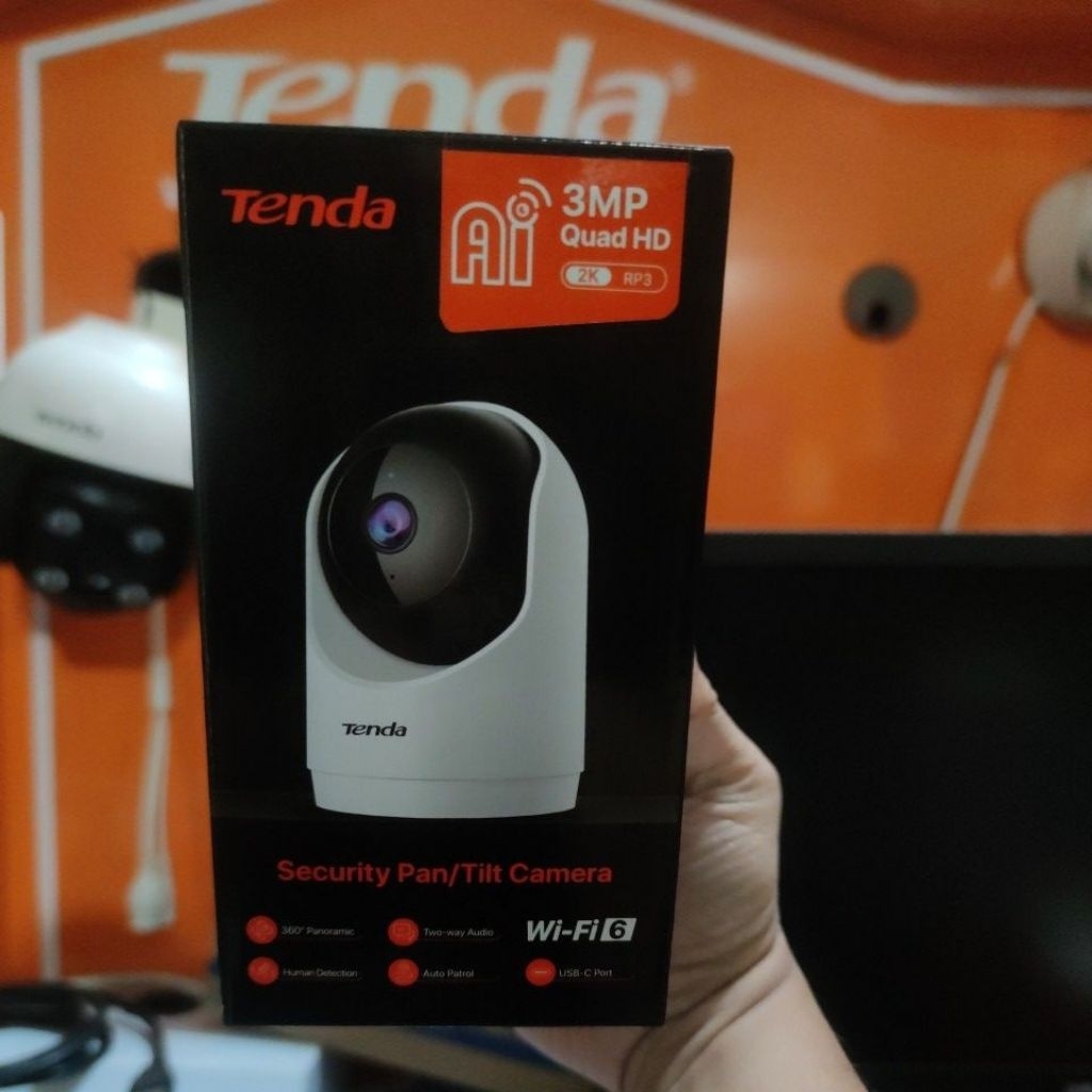 Tenda RP3 3MP Wireless Security IP Camera กล้องวงจรปิด Pant/Tilt