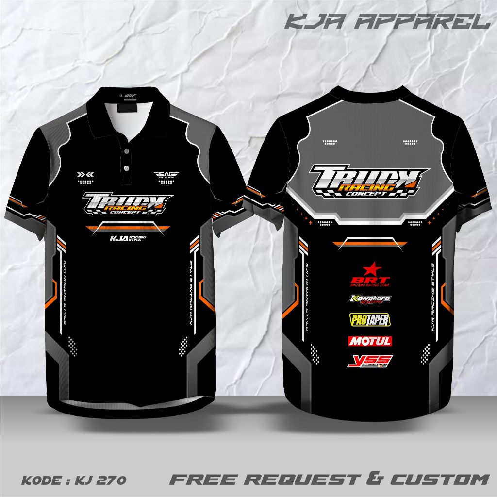 CUSTOM RACING JERSEY, REQUEST POLO COLLAR BUTTON V-NECK COLLAR O-NECK COLLAR, UNIT เสื้อยืด, FULLPRI