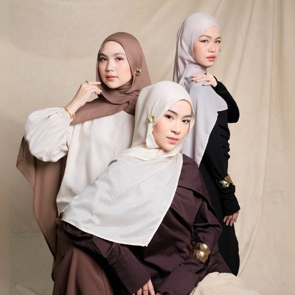 BILA JAYA - (5 ชิ้น) PASHMINA VISCOSE BAMBOO SHAWL ARABIAN DUBAI PREMIUM HIJAB TREND WHOLESALE