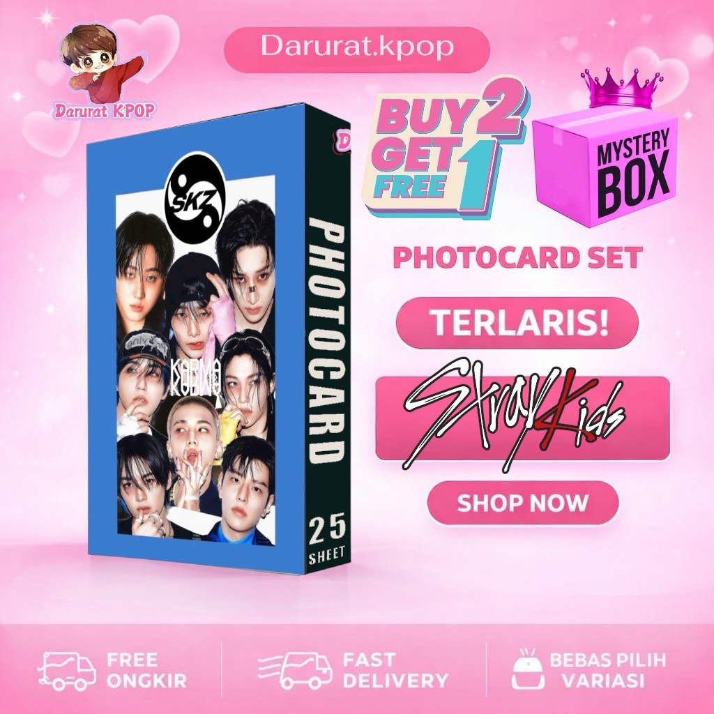 [Straykids -Karma] emergency.kpop - photocard 1 ชุด kpop