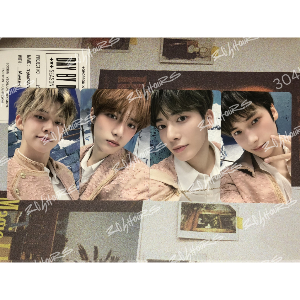 | [เป็นทางการ] TXT Act Photocard: Lovesick Digicode | Yeonjun Beomgyu Taehyung Hueningkai