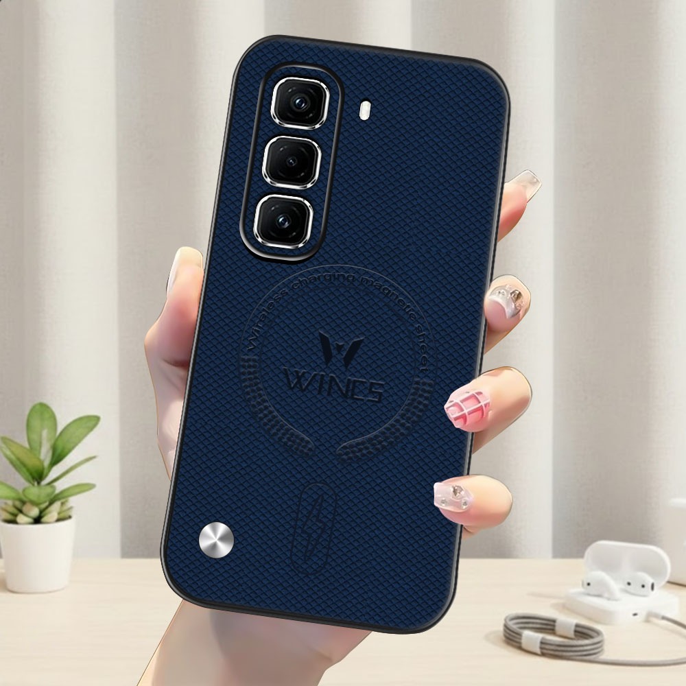 เคสหนัง Magsafe Infinix Hot 50 4G Hot 50 5G Hot 50 Pro Hot 50 Pro PLus เคสแม่เหล็กหรูหรา