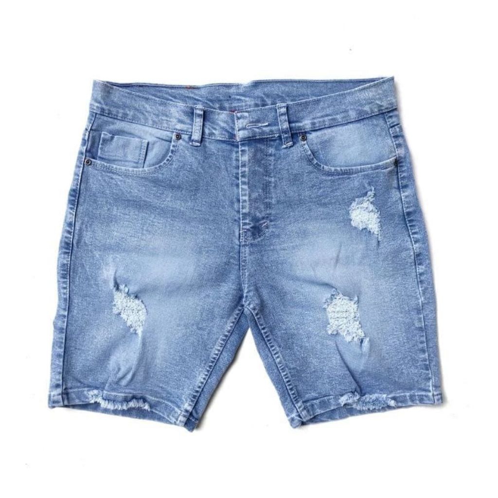 Ripped JEANS กางเกงขาสั้น/กางเกงขาสั้น
