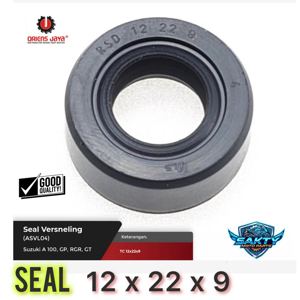 ซีล Versneleng โชกุน / Smash / Satria / RC / GP / TS125 / RGR / A-100 / Pulsar 180-200cc. 12 x 22 x 