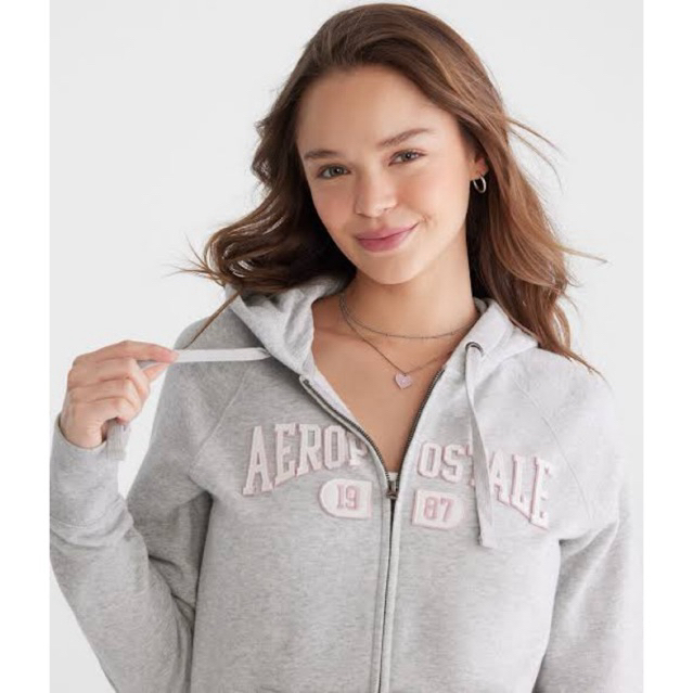 AEROPOSTALE HOODIE SWEATSHIRT FULL ZIPPER