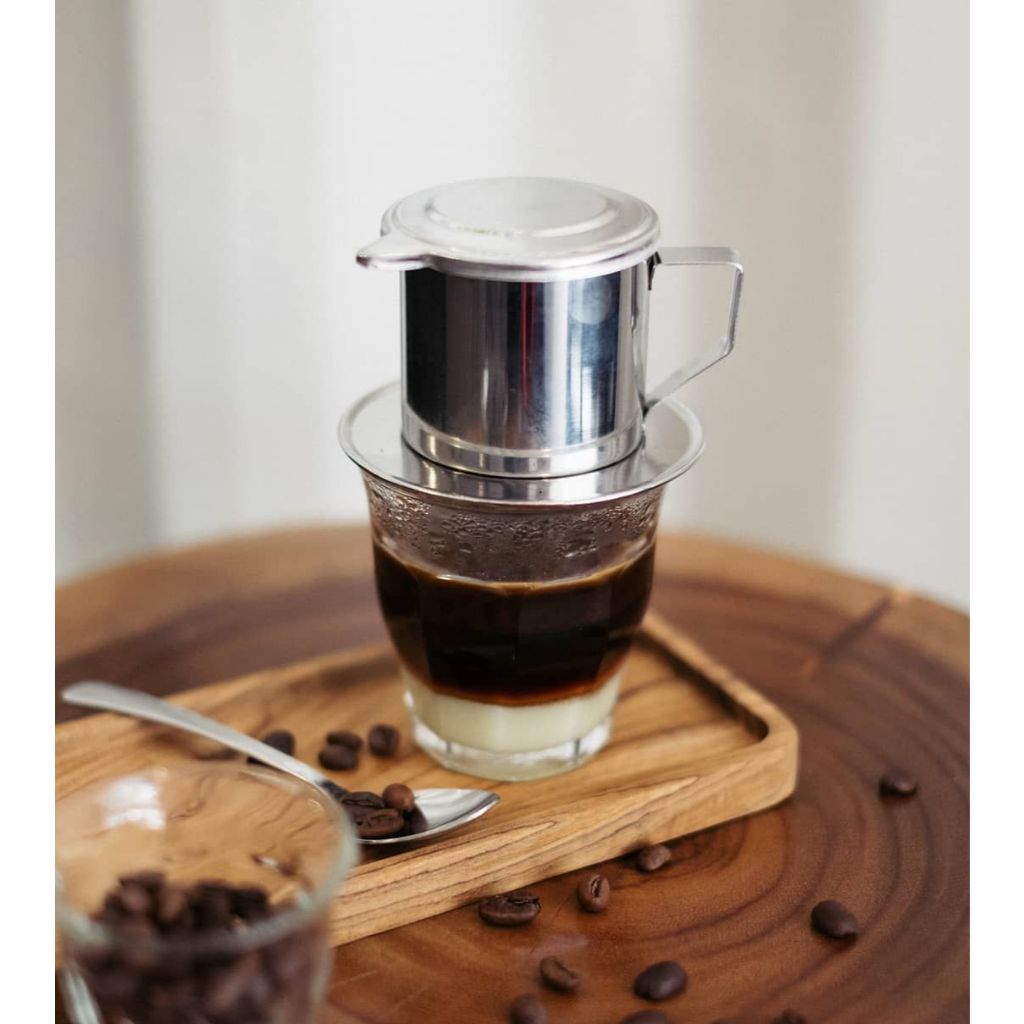 หม้อหยดเวียดนาม114มิลลิลิตรกรองกาแฟสแตนเลส